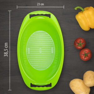 Oval Slicing Bowl with Collection Tray for Borner V5 Powerline Slicer - Image 2