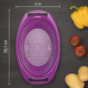 Oval Slicing Bowl with Collection Tray for Borner V5 Powerline Slicer - Image 5