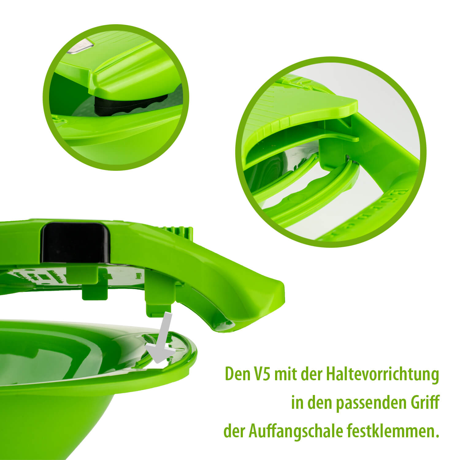 Овална ваничка за ренде Бьорнер V5 - Зелен