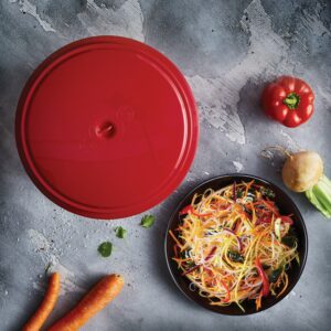 Borner Multimaker - full-color: Bowl with keep-fresh lid, sieve and Multiplate - Image 5
