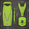 Ренде Borner V5 PowerLine плюс комплект с белачка зелен